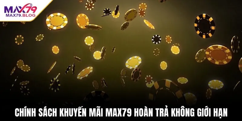 Chính sách khuyến mãi Max79 hoàn trả không giới hạn