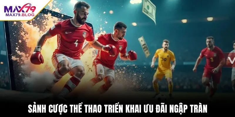 Sảnh cược thể thao triển khai ưu đãi ngập tràn